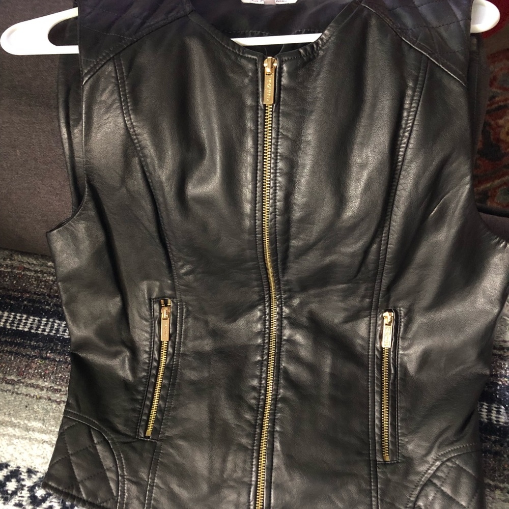 Leather vest
